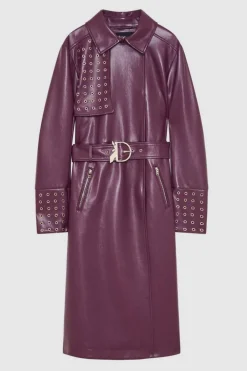 Trench con vele in metallo