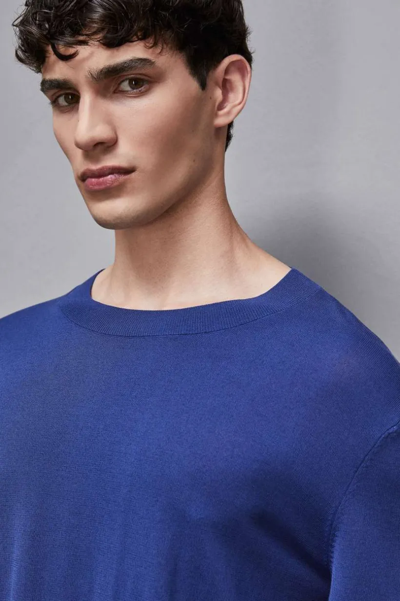 T-Shirt Boxy in maglia