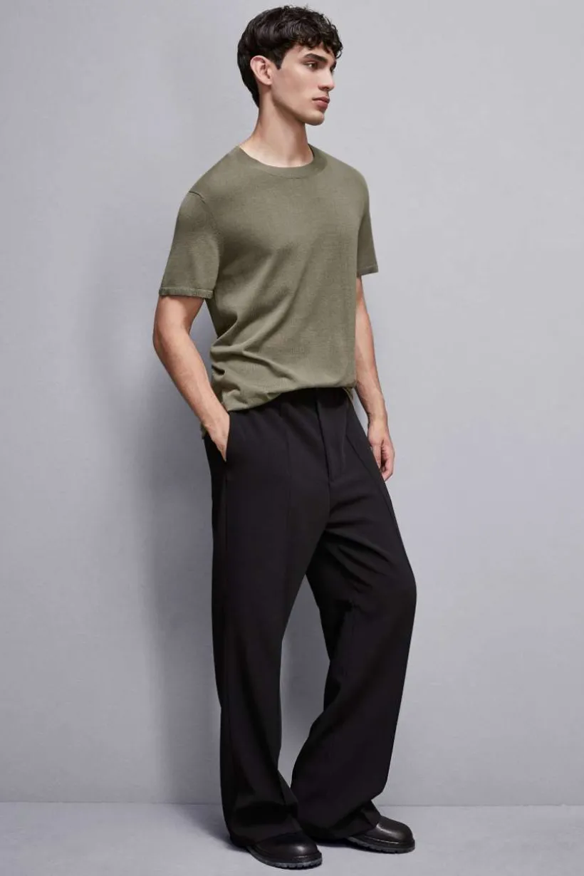 T-Shirt Boxy in maglia