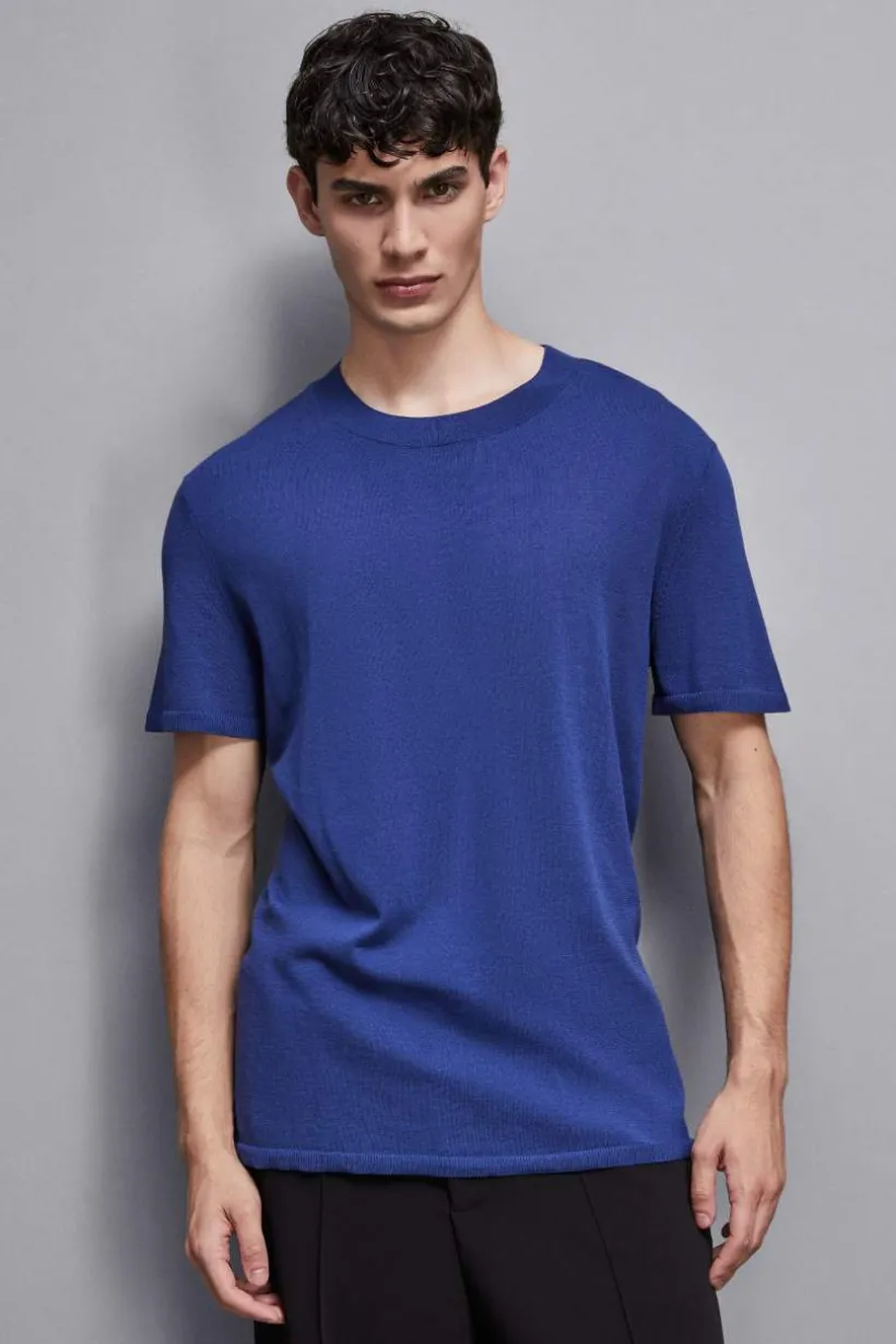 T-Shirt Boxy in maglia