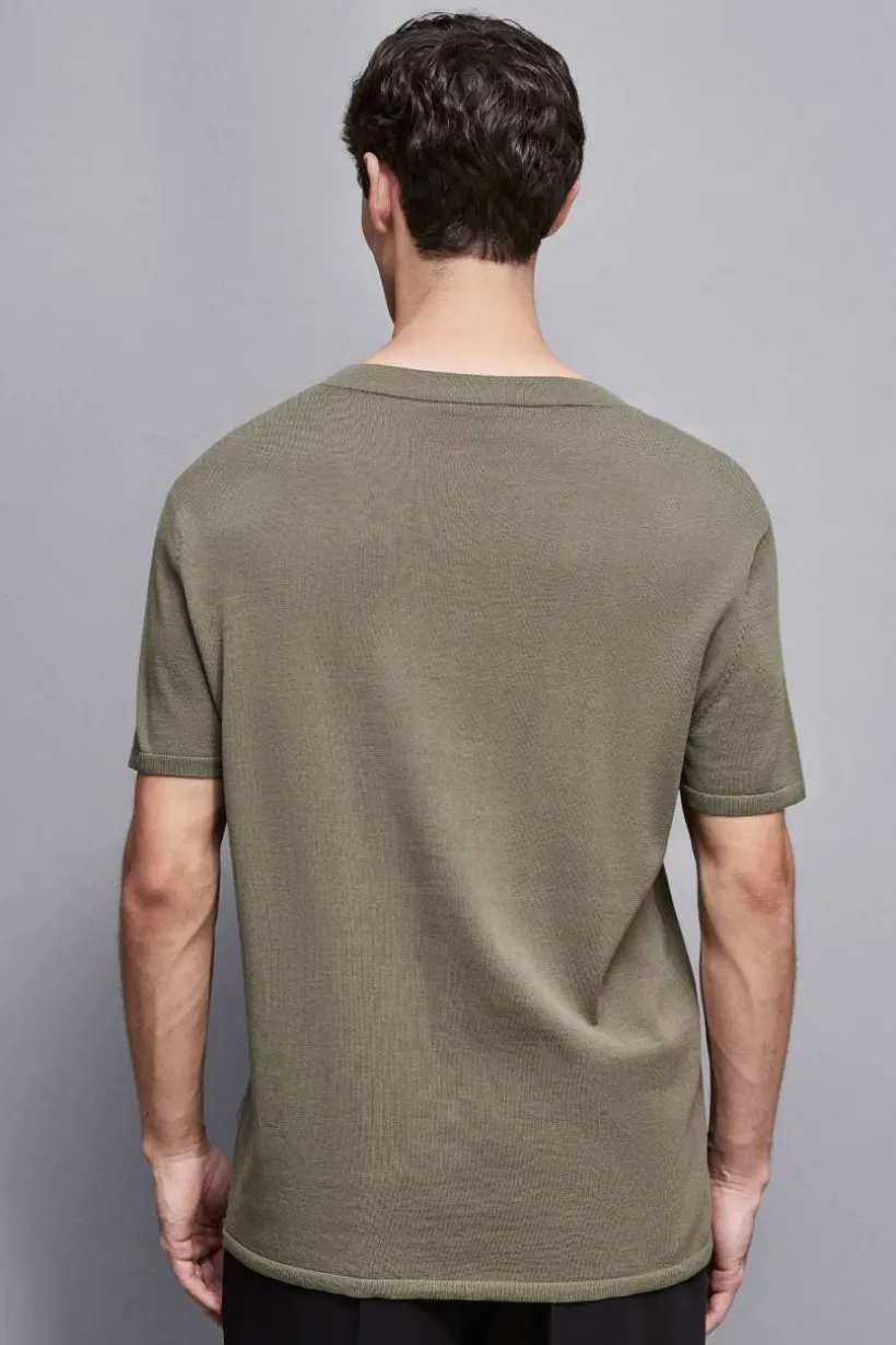 T-Shirt Boxy in maglia