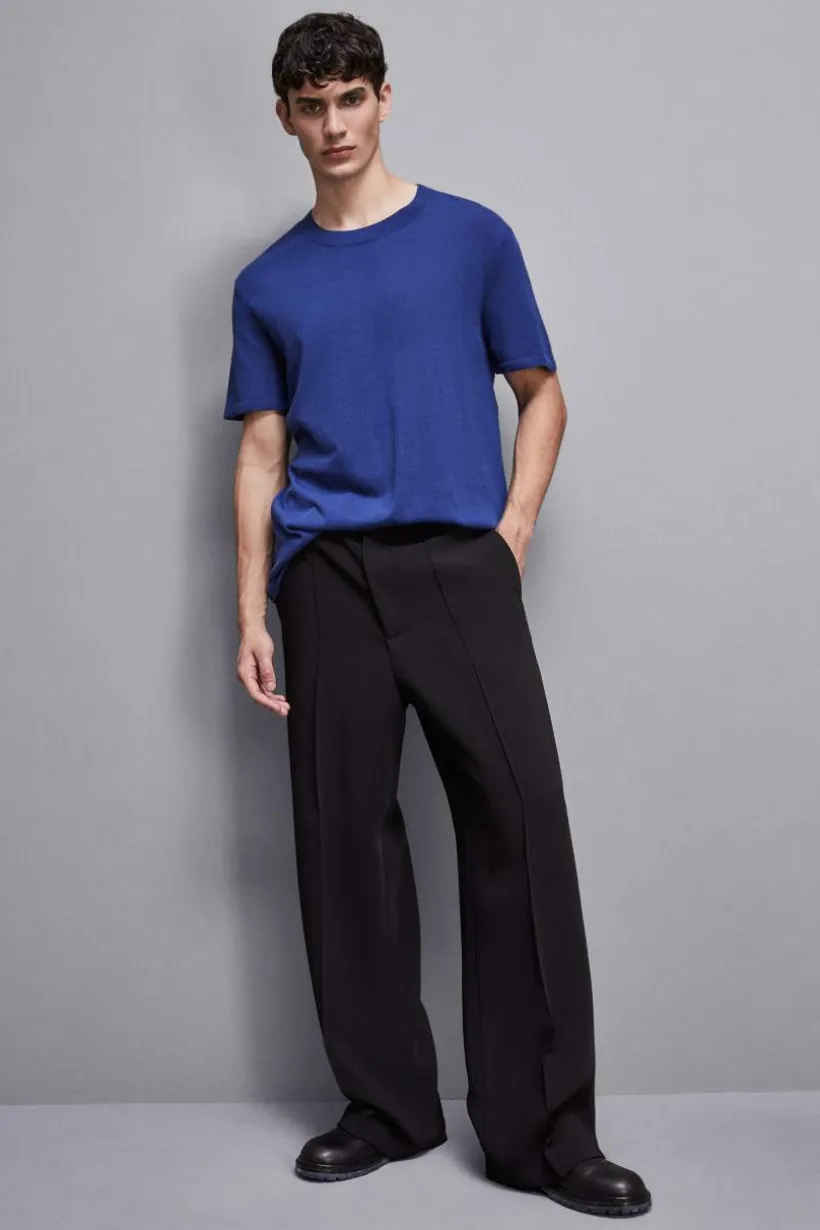 T-Shirt Boxy in maglia
