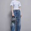 T-shirt bustier in Jersey di cotone