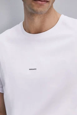 T-shirt in cotone pima con logo