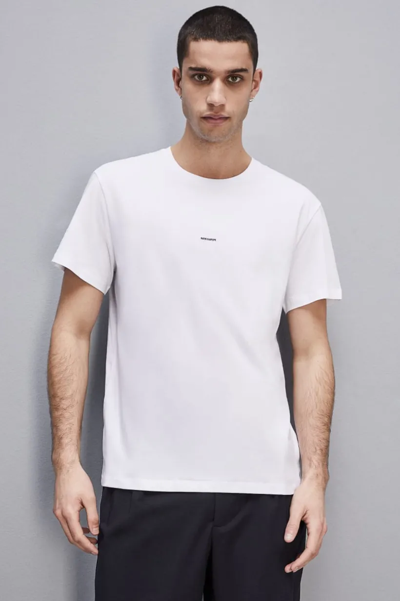 T-shirt in cotone pima con logo