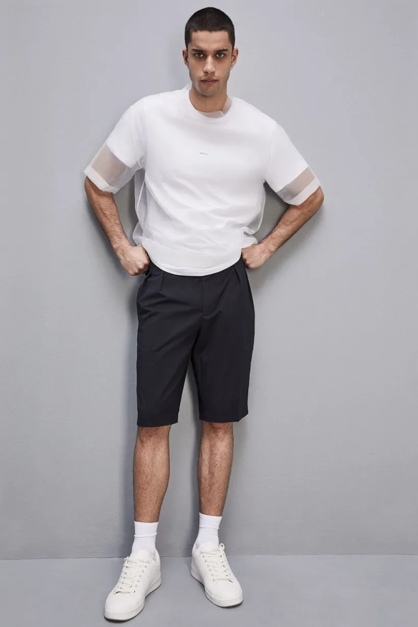 T-shirt in cotone pima con logo
