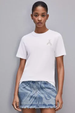 T-shirt maniche corte patch Fly in cotone