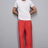 T-shirt slim fit in lyocell e cotone