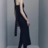Tubino midi in crepe