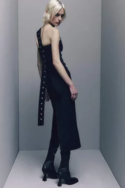 Tubino midi in crepe